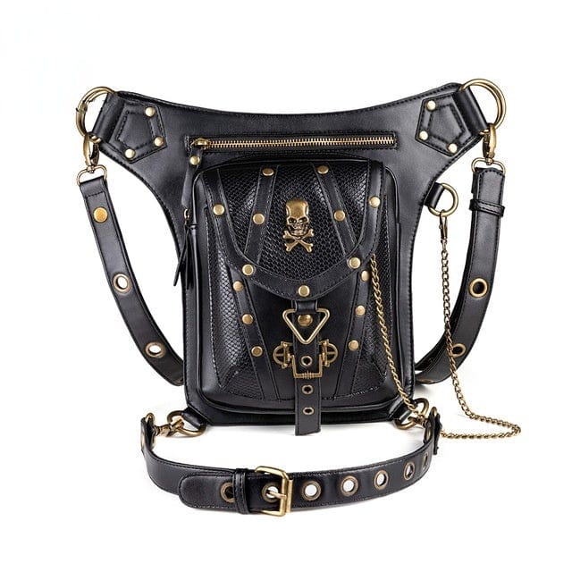 Kobine Steampunk Skull Reticulation Bag