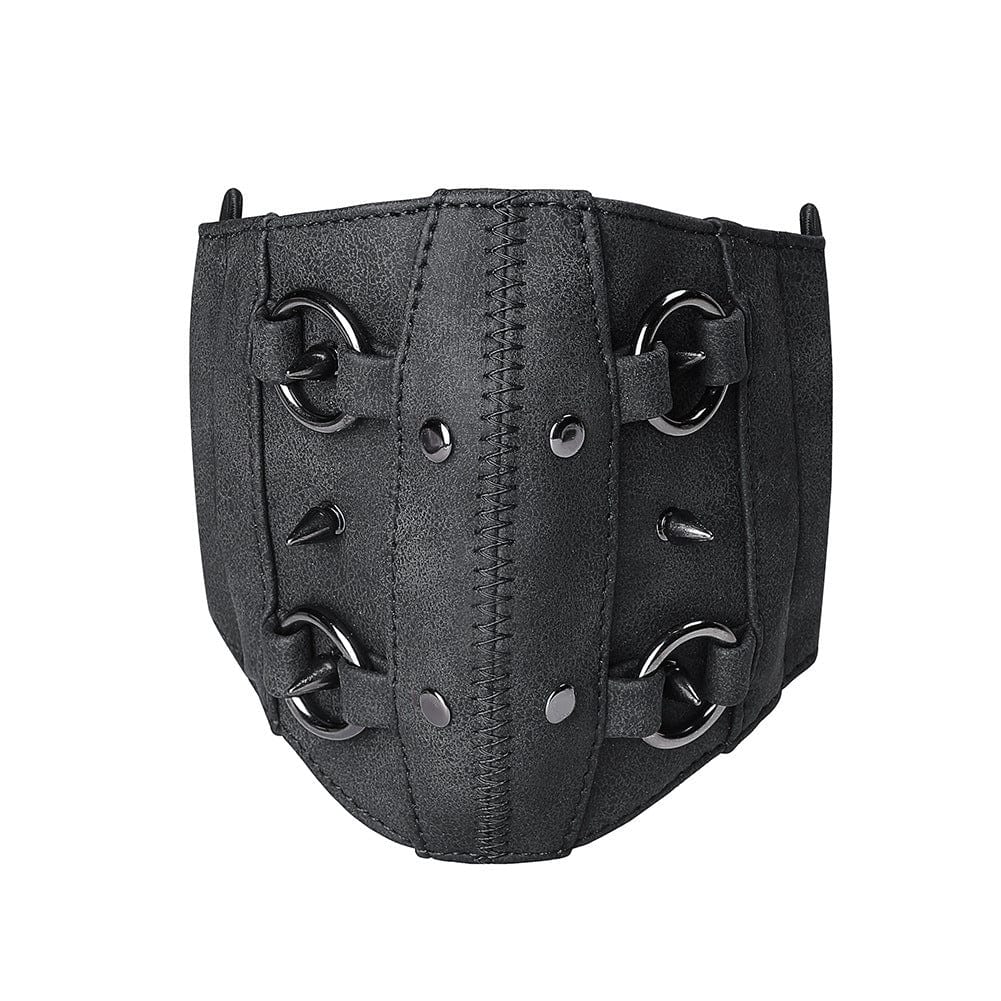 Kobine Unisex Steampunk Annuli Splice Rivets Mask