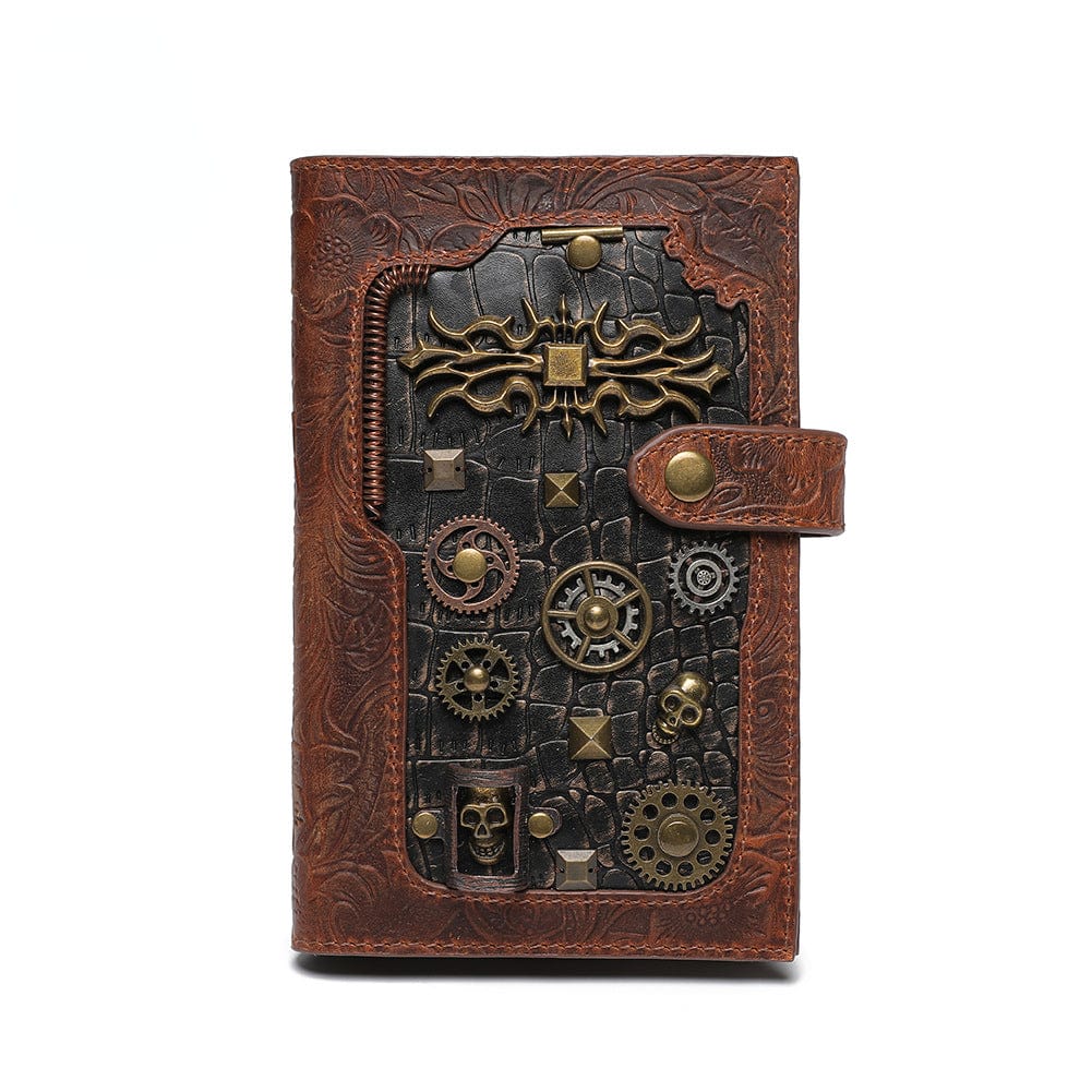 Kobine Unisex Steampunk Gear Embossed Wallet