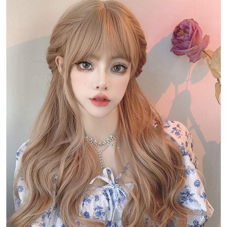 Kobine Women's Big Curly Synthetics Hair Wig