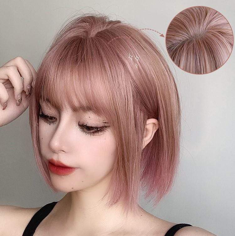 Kobine Women's Bob Haircut Synthetic Hair Extension