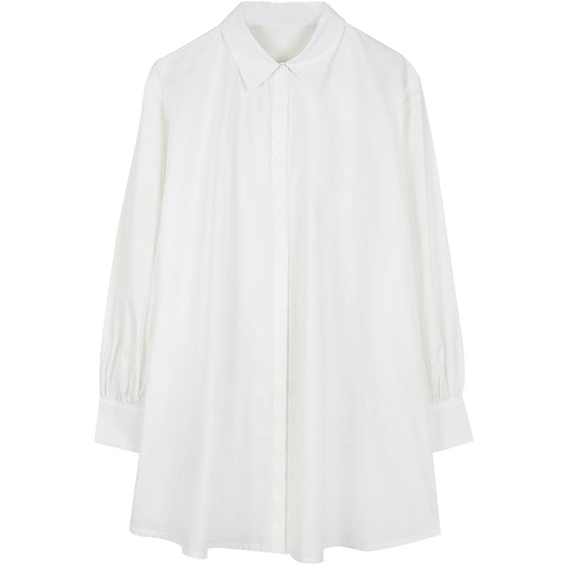 Kobine Women's Casual Long Shirts Dresses With Detachable PU Tank Tops