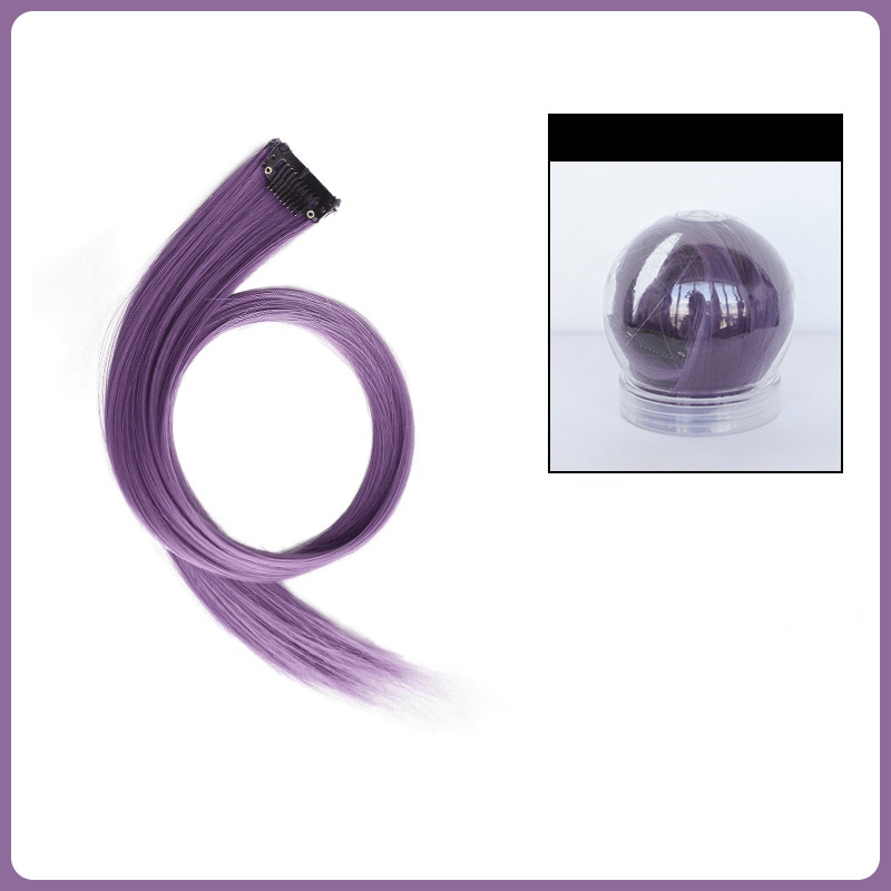 Kobine Women's Colourful One Piece Synthetic Hair Extension