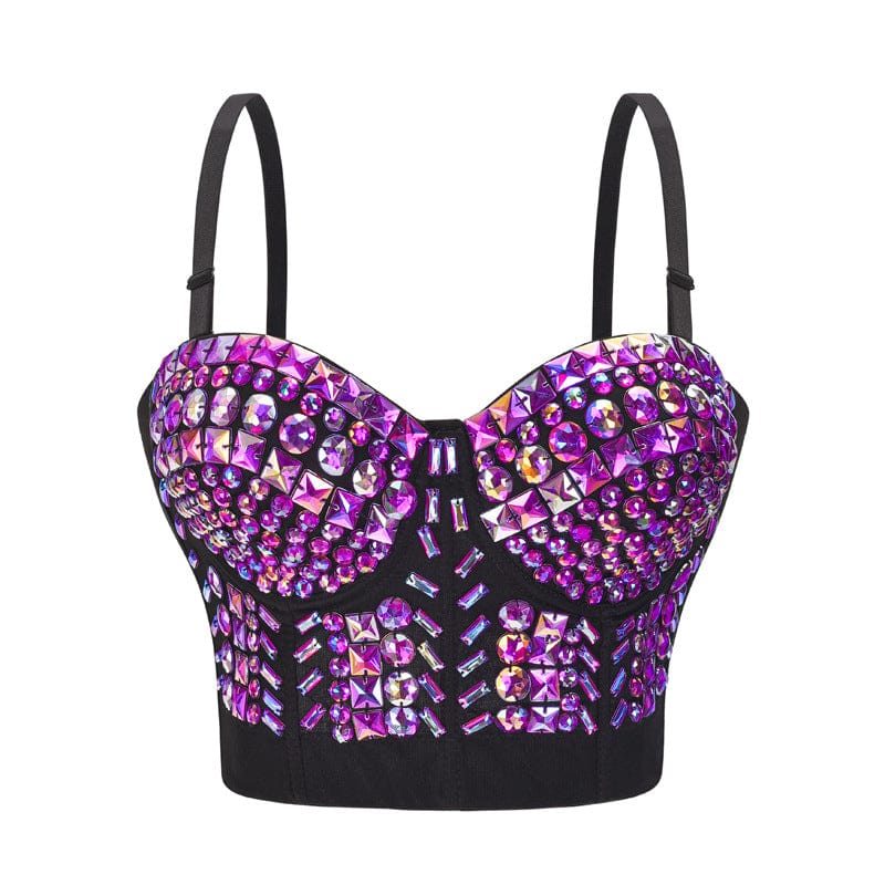 Kobine Women's Gothic Beaded Bustier