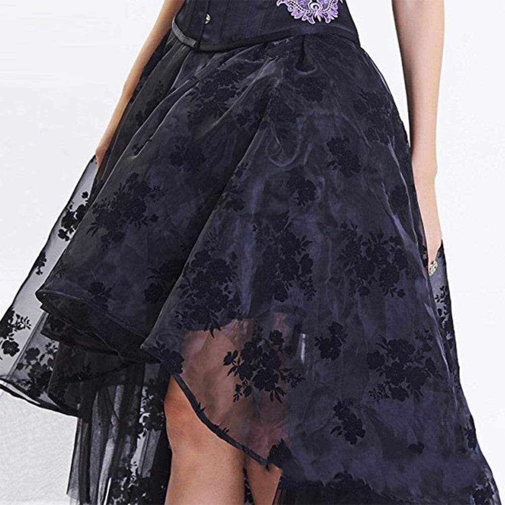 Women's Gothic Lace High/low Skirts