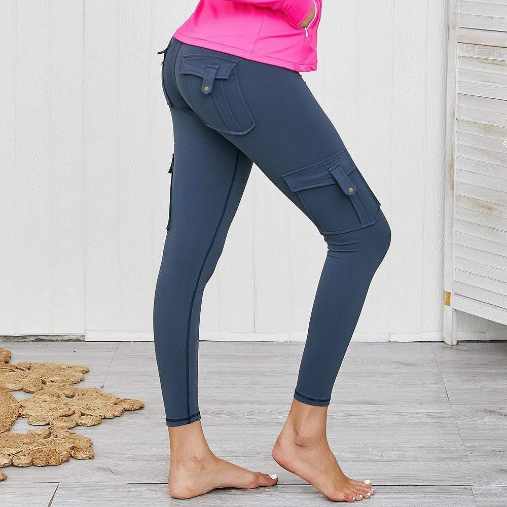 Women's High-waisted Yoga Leggings with 4 Pockets,Tummy Control Workout Running 4 Way Stretch Pants