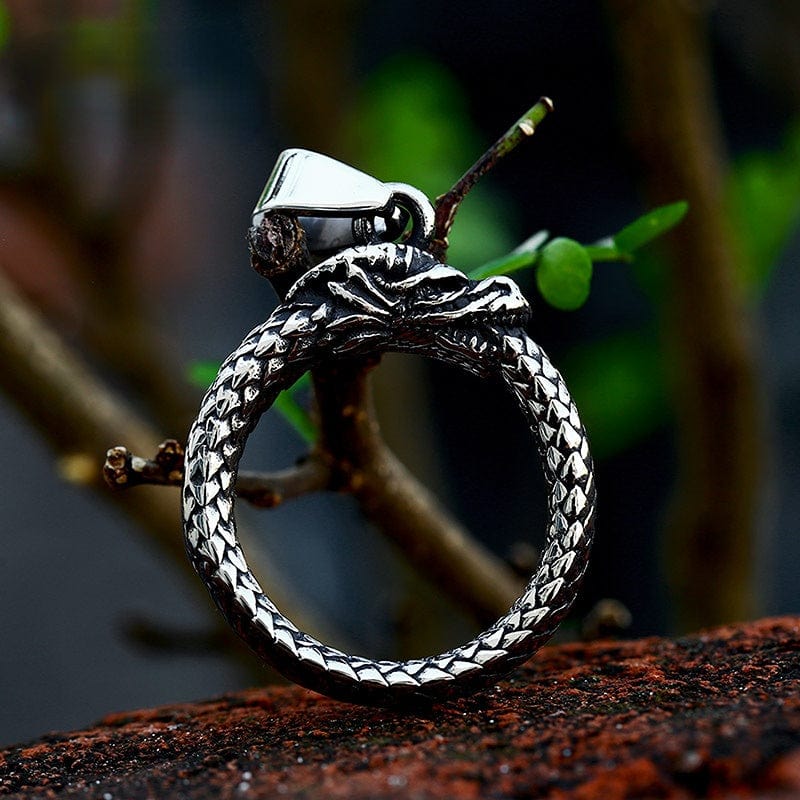 Kobine Women's Punk Dragon Annular Necklace