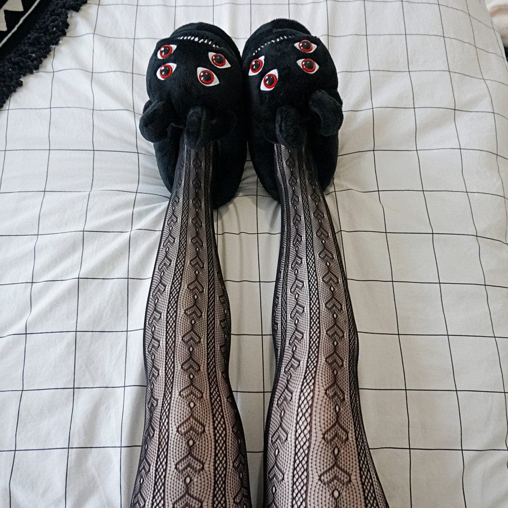 Kobine Women's Punk Heart Fishnet Pantynose