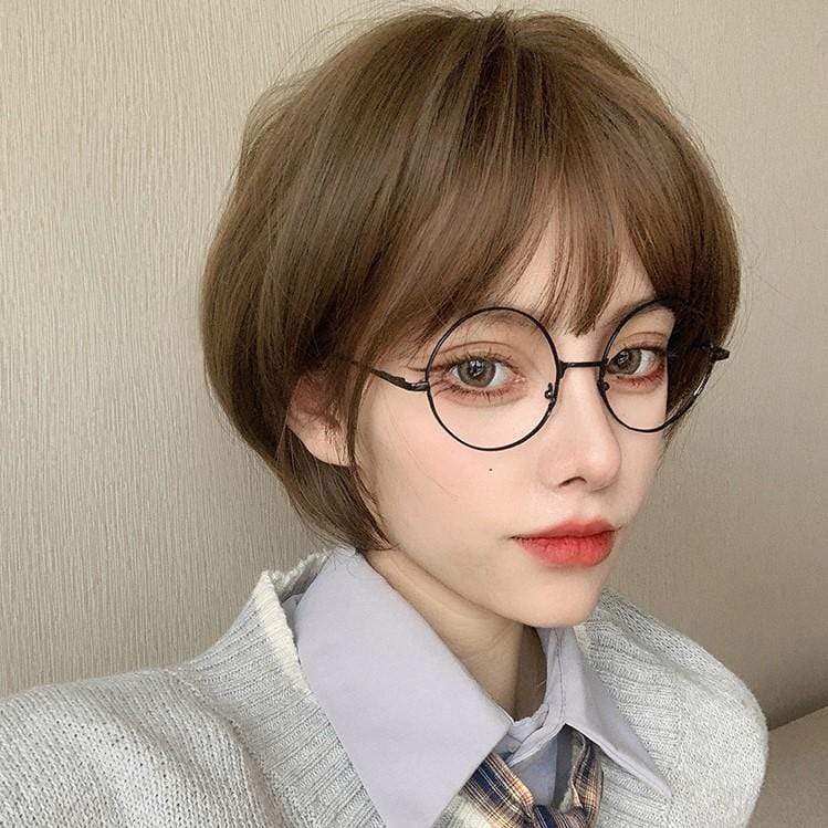 Kobine Women's Silky Short Synthetic Hair Wig