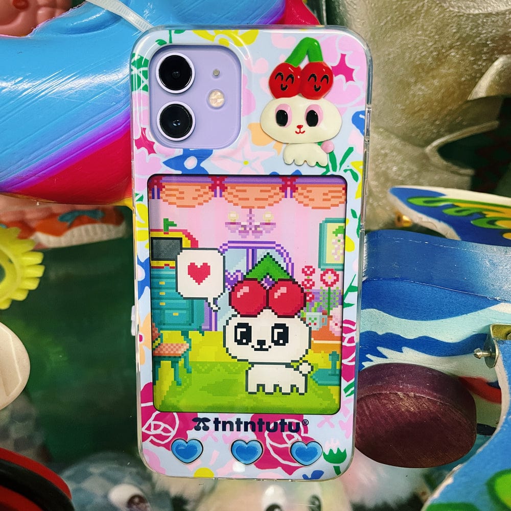 Pink Kawaii Women's Cartoon Printed Phone Case