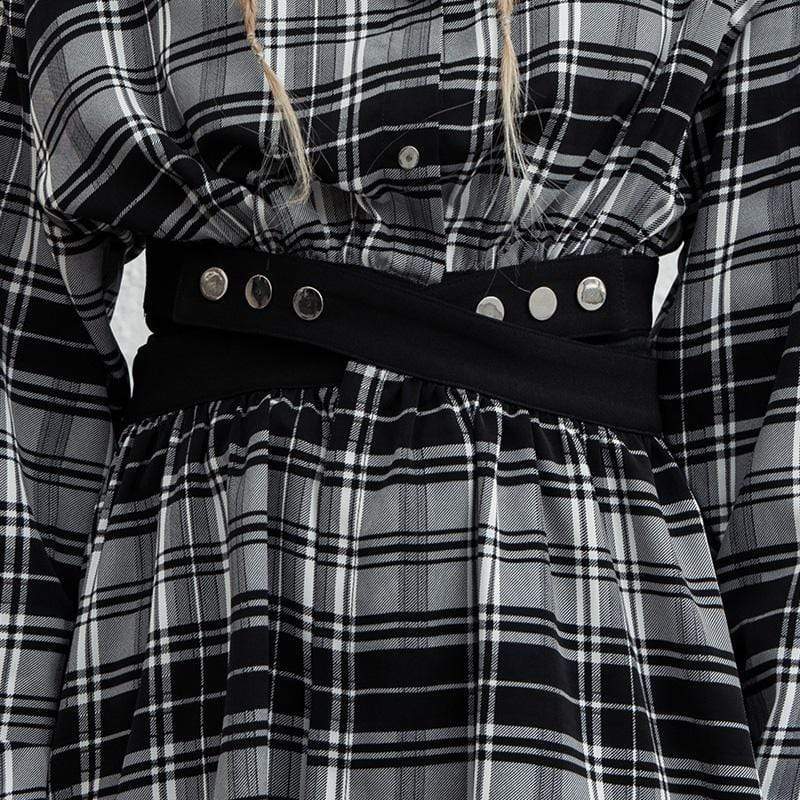 Women's Grunge Long Sleeved Shirt Dresses Two Ways To Wear