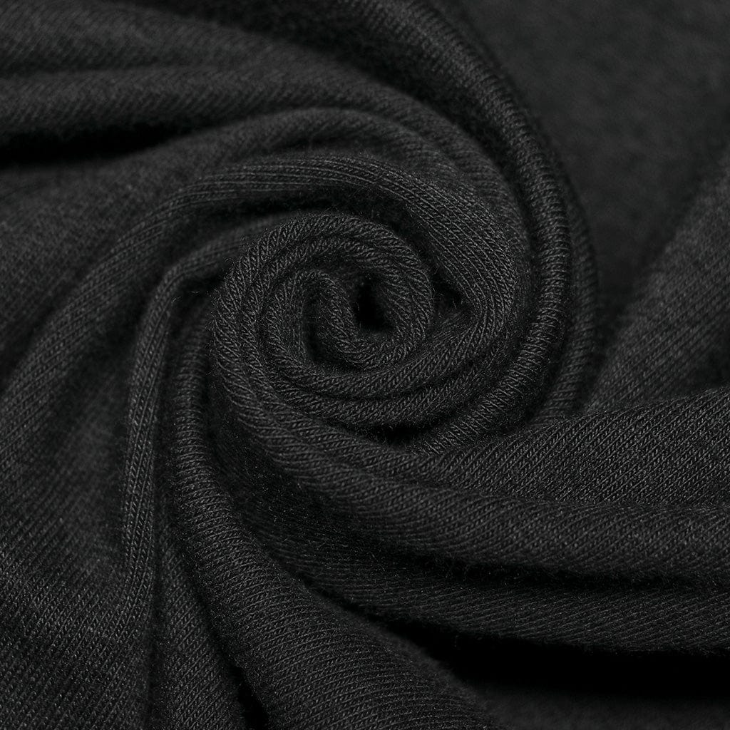 PUNK RAVE Men's Punk Irregular Ripped Casual Vest