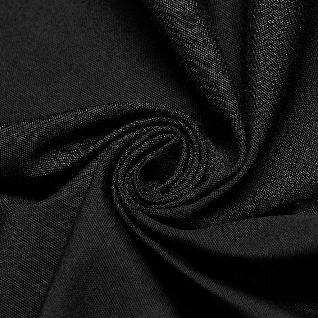 Punk Rave Men's Punk Irregular Skull Buckle Shirt