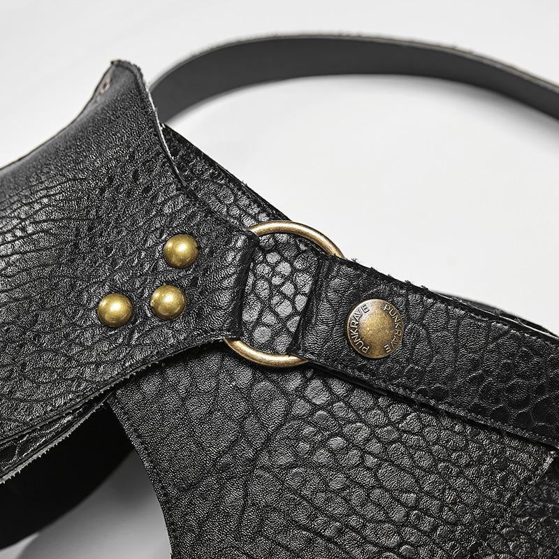 Men's Steampunk Faux Leather Harness