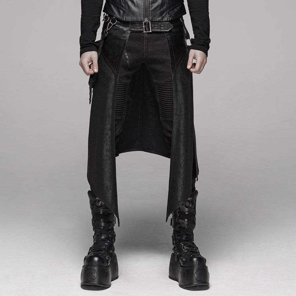 Men's Steampunk Skirt With Pocket