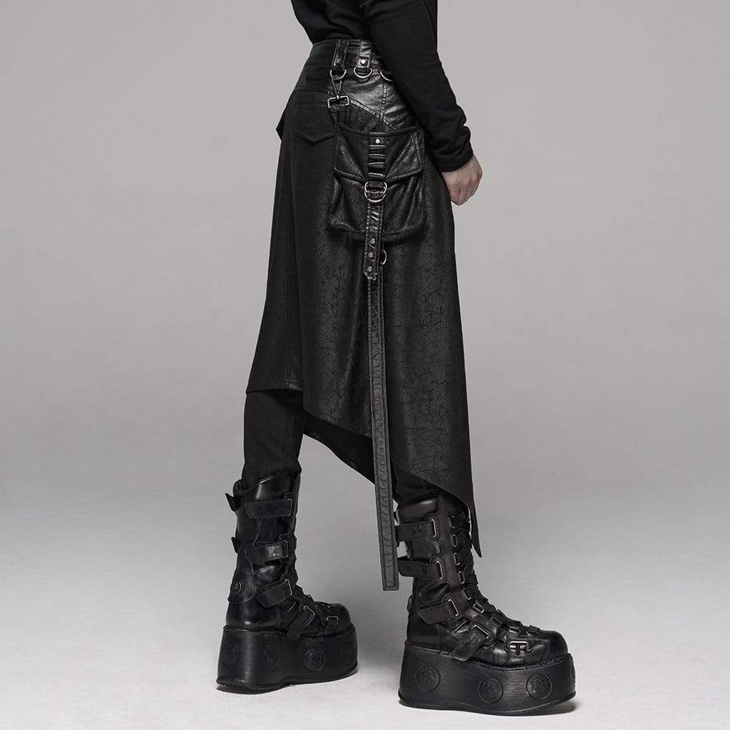 Men's Steampunk Skirt With Pocket
