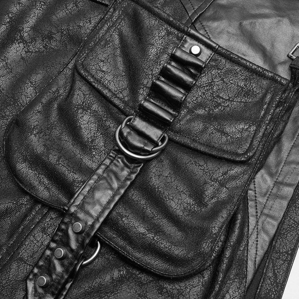 Men's Steampunk Skirt With Pocket