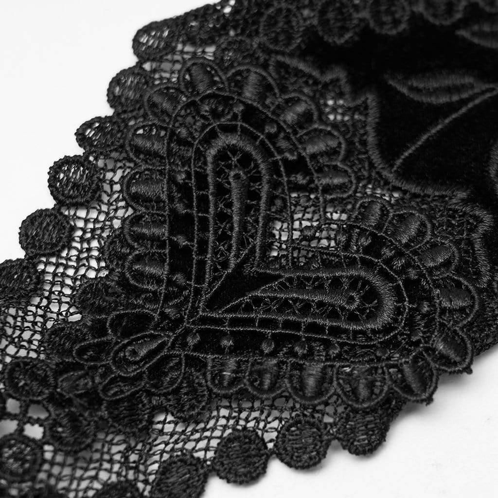 Women's Gothic Jacquard Gloves