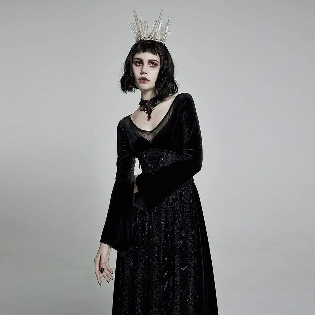 Women's Gothic Lace Choker Wedding Choker