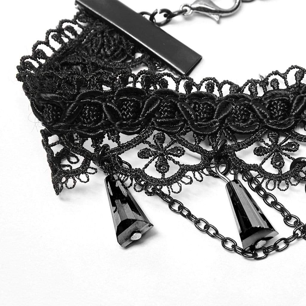 Women's Gothic Lace Choker Wedding Choker