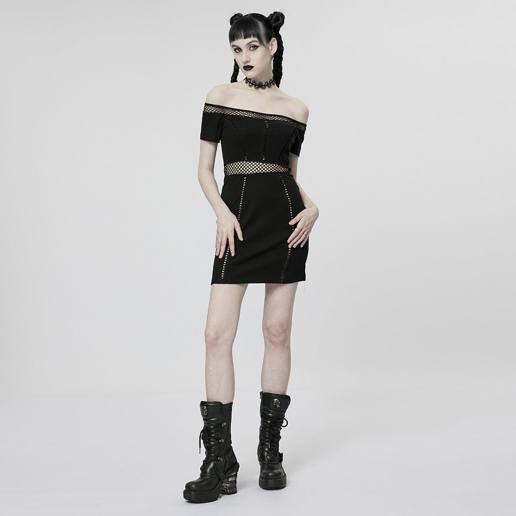 PUNK RAVE Women's Gothic Rose Snakelike Choker