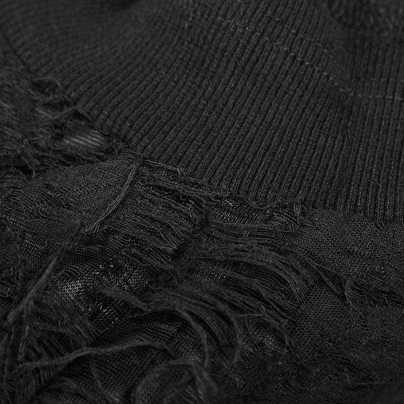 Women's Grunge Ripped Floral Long Sleeved Lace Dresses