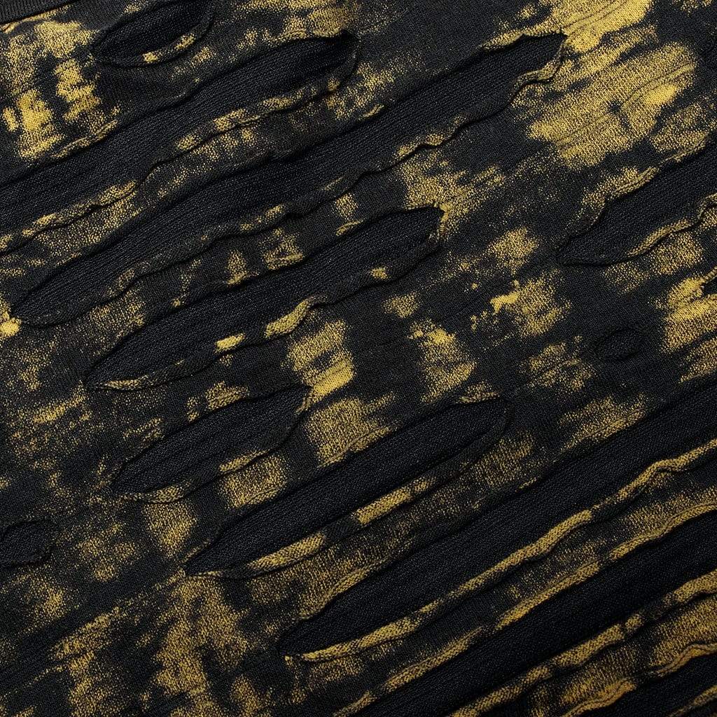 Punk Rave Women's Grunge Strappy Off Shoulder Ripped Crop Top