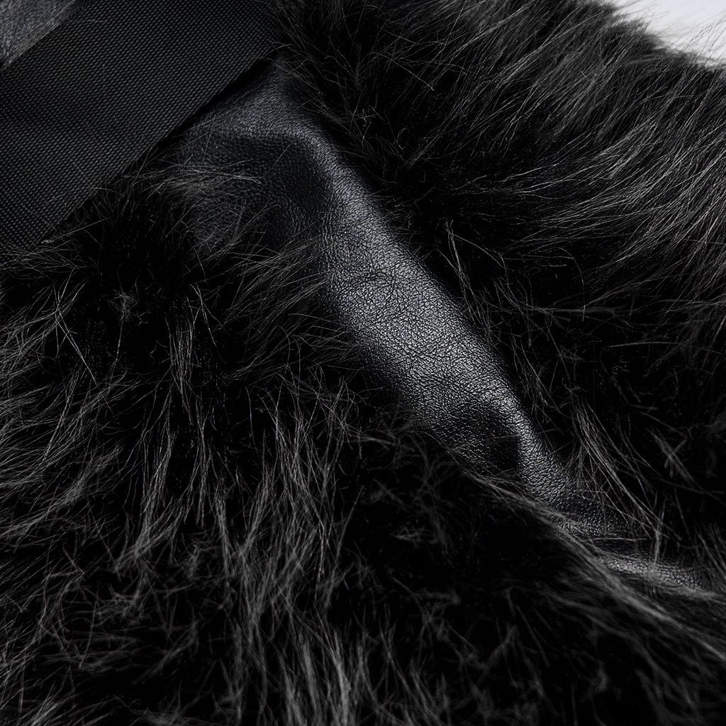 PUNK RAVE Women's Punk Woolen Leg Warmers