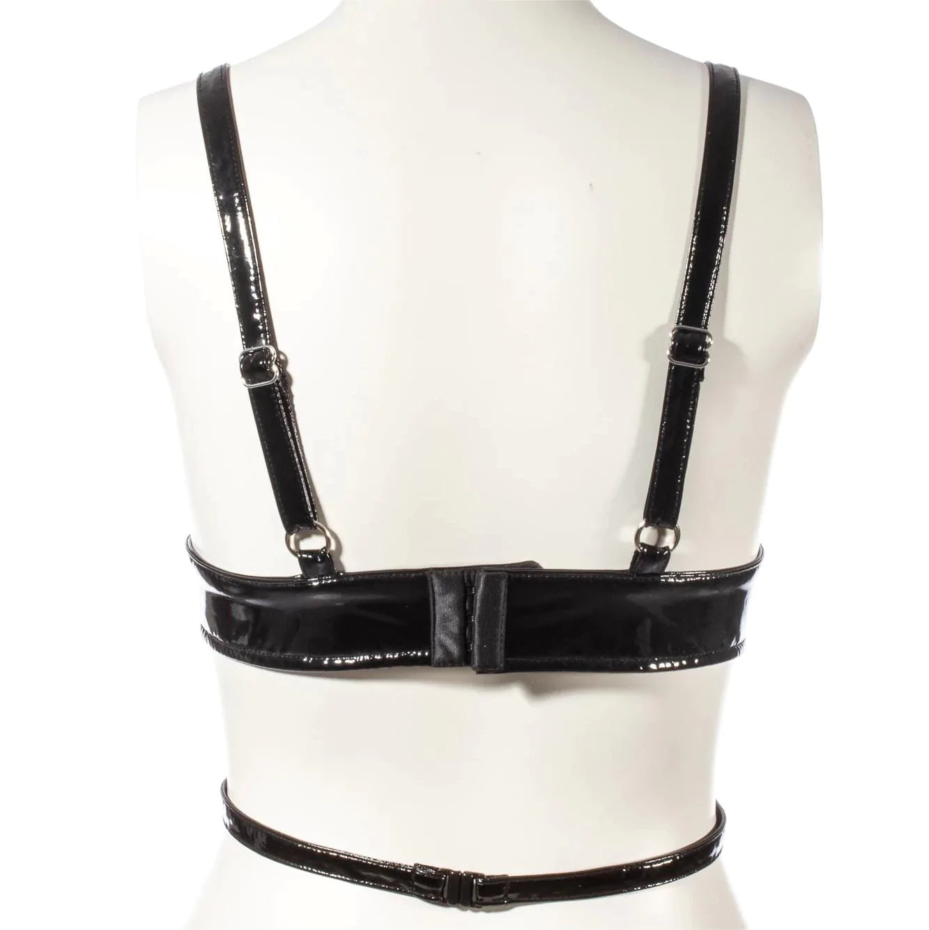 RNG Women's Gothic Floral Embroidered Strap Bustier