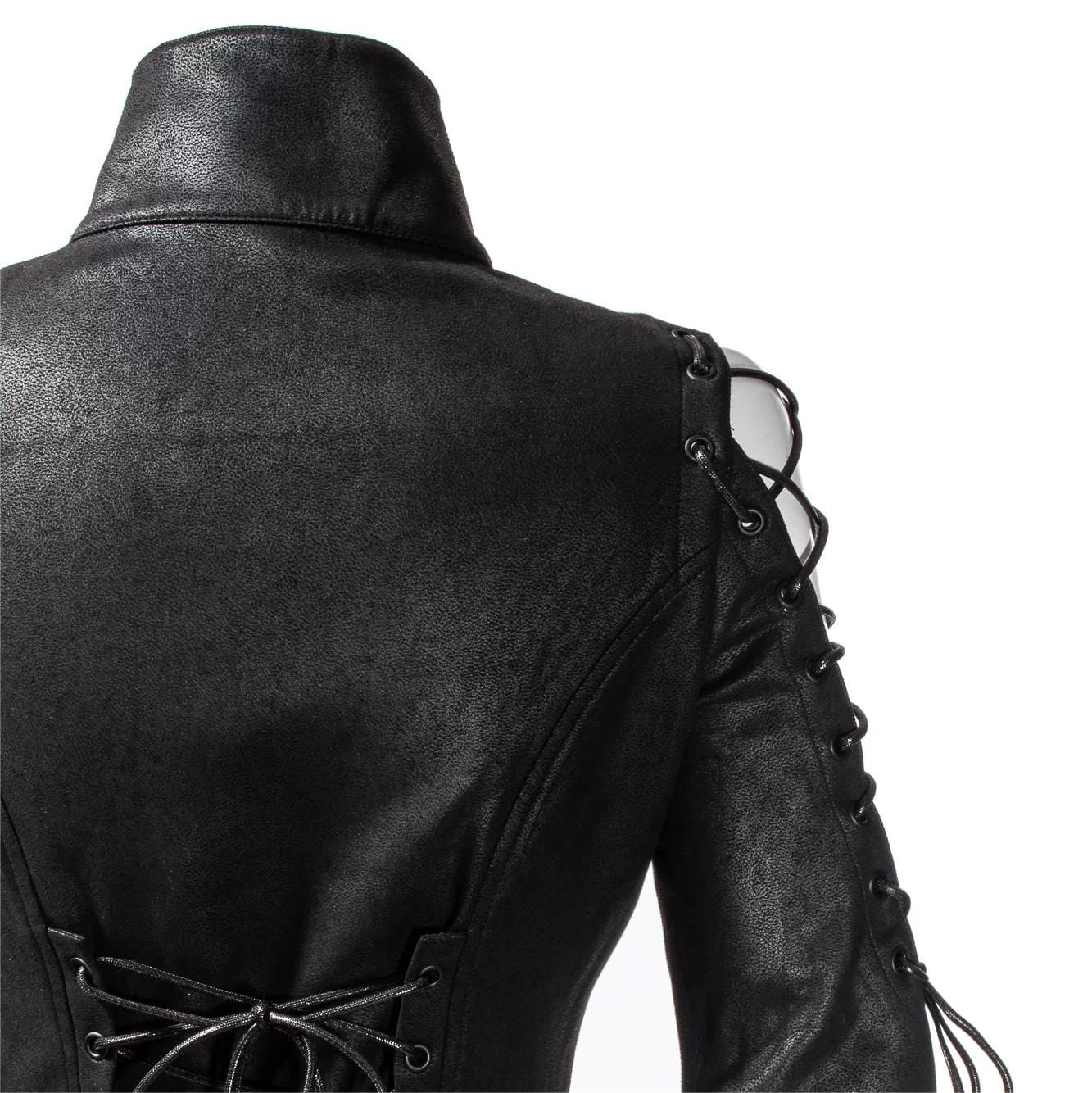 RNG Women's Gothic Strappy Off Shoulder Split Dress