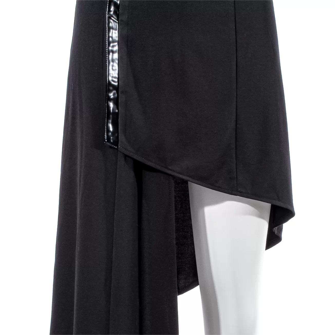 RNG Women's Punk Cheongsam Collar Irregular Dress