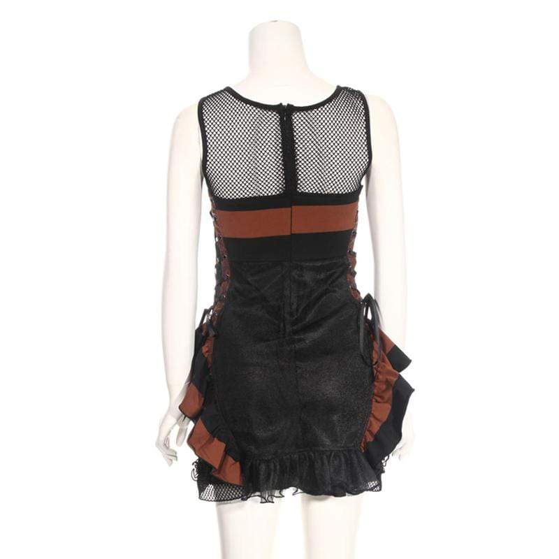 Gothic Short Sleeveless Dress