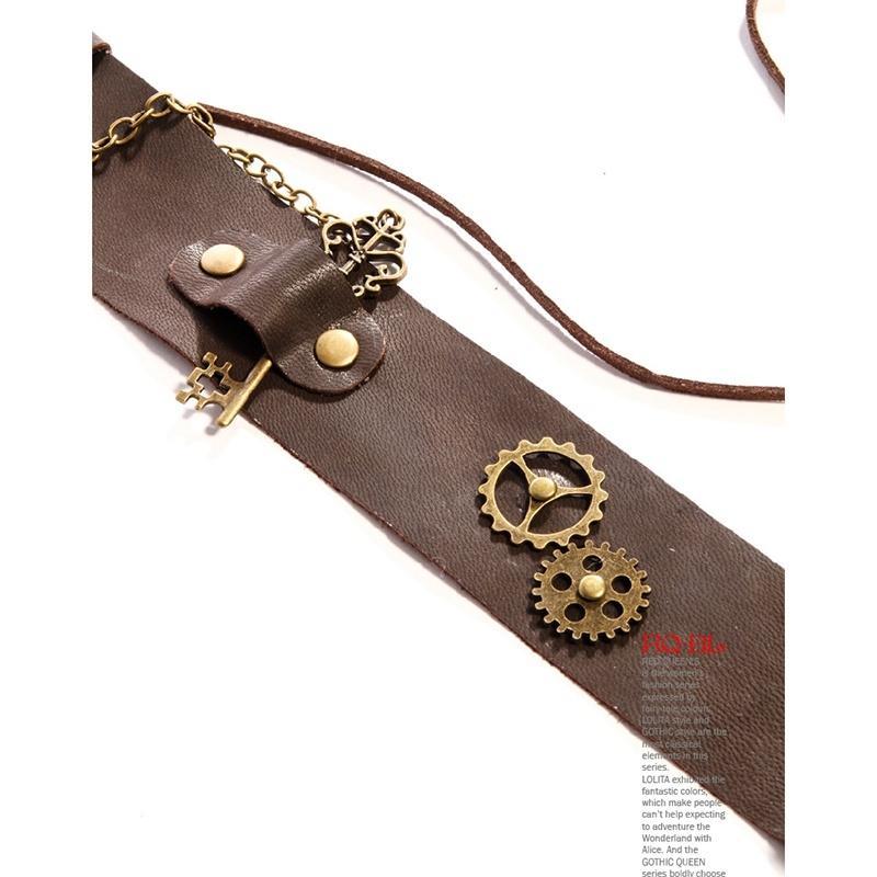 Men's Steampunk Bullet Faux Leather HatWear