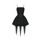 Darkinlove DIL Women's Gothic Irregular Ruched Slip Dress