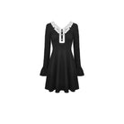 Darkinlove Womeb's Lace Collar Flare Sleeve Dresses