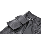 Darkinlove Women's Cyberpunk Big Pocket Spiked Zipper Straight-leg Pants