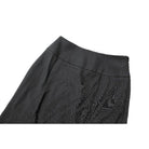 Darkinlove Women's Cyberpunk Lace-up Eyelet Mesh Splice Mermaid Skirt