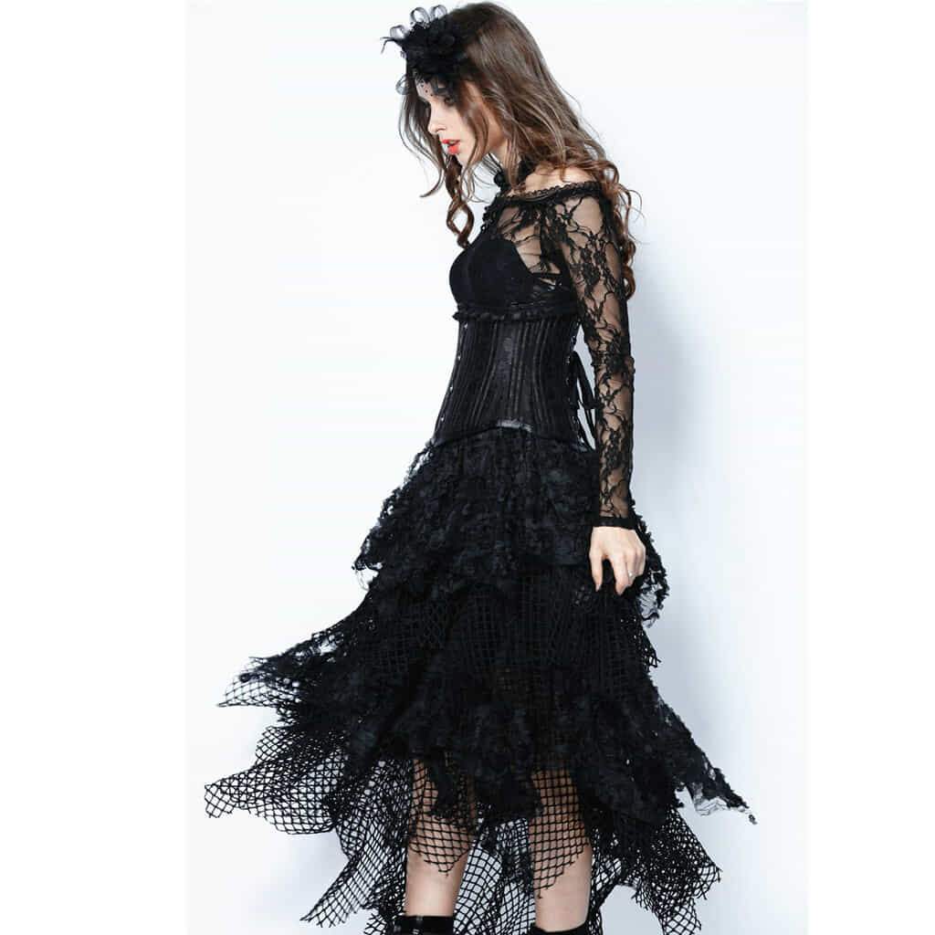 Darkinlove Women's Goth Style Boned Corset