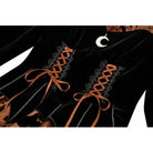 Darkinlove Women's Gothic Bat Printed Lace-up Pumpkin Halloween Dress