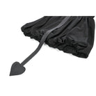 Darkinlove Women's Gothic Bat Wing Buckle Suspender Dress with Tail