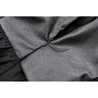 Darkinlove Women's Gothic Bat Wing Cut Edge Lace-up Layered Mesh Hem Slip Dress