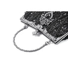 Darkinlove Women's Gothic Beaded Diamante Evening Bag