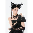 Darkinlove Women's Gothic Beaded Diamante Evening Bag