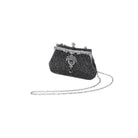 Darkinlove Women's Gothic Beaded Diamante Evening Bag
