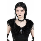 Darkinlove Women's Gothic Beaded Lace Choker