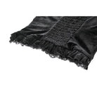Darkinlove Women's Gothic Beaded Tassel Velvet Bustier