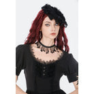 Darkinlove Women's Gothic Beaded Tassels Choker