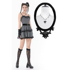 Darkinlove Women's Gothic Beaded Tassels Choker