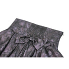 Darkinlove Women's Gothic Butterfly Bowknot Lace-up High-Low Skirt