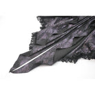 Darkinlove Women's Gothic Butterfly Bowknot Lace-up High-Low Skirt